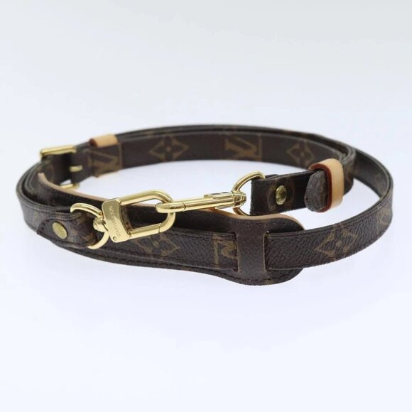 LOUIS VUITTON Monogram Adjustable Shoulder Strap 36.2""-43.3"" LV Auth 89881 - Picture 1 of 6
